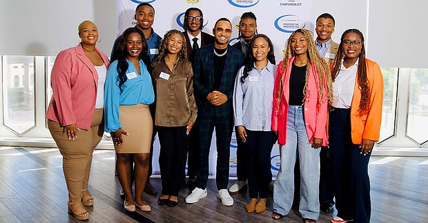 Over the course of ten weeks, students engaged in an immersive experience focusing on marketing and communications, content creation, and the latest technological advancements in the automotive industry. Photo provided by Chevrolet