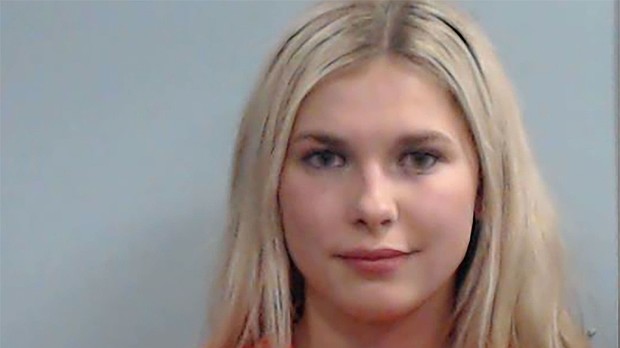Sophia Rosing, who was a 22-year-old student at the time of the incident, initially pleaded not guilty after she repeatedly hurled a racial slur at a Black student.
Mandatory Credit:	Fayette County/WLEX via CNN Newsource