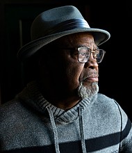 Glynn Simmons poses for a portrait after a hearing where Judge Amy Palumbo ruled to approve his "actual innocence" claim at the Oklahoma County Courthouse in Oklahoma City, Oklahoma in 2023.
Mandatory Credit:	Nick Oxford/The Washington Post/Getty Images via CNN Newsource