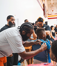 Each year, Harden’s four-day JH-Town Weekend works to empower Houston's underserved communities through a series of impactful events and initiatives
Photo: Courtesy of Impact13 Foundation