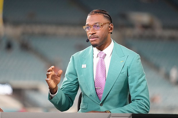 ESPN has fired football analyst, Robert Griffin III.
Mandatory Credit:	Peter Joneleit/Icon Sportswire/Getty Images via CNN Newsource