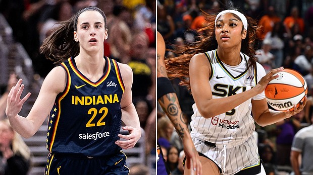 Caitlin Clark and Angel Reese both made even more WNBA history.
Mandatory Credit:	Getty Images via CNN Newsource