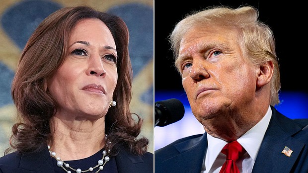 Vice President Kamala Harris and former President Donald Trump.
Mandatory Credit:	Getty Images via CNN Newsource