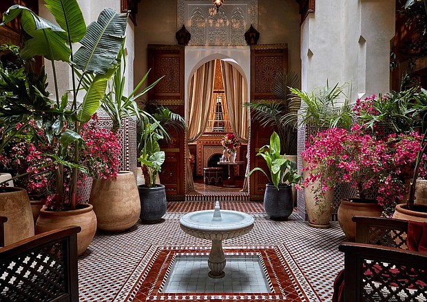 Morocco's Royal Mansour Marrakech has received the No.3 Gin Art of Hospitality Award ahead of the announcements of the World’s 50 Best Hotels list.
Mandatory Credit:	Royal Mansour Marrakech via CNN Newsource