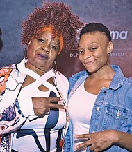 Dr. Mica Battle, along with actress Rita Wicks, who portrayed a version of Battle in the play “Some Sort of Saint,” which was inspired by Battle’s life. PHOTO BY TRIG, PROVIDED BY ERMINA VELJACIC.