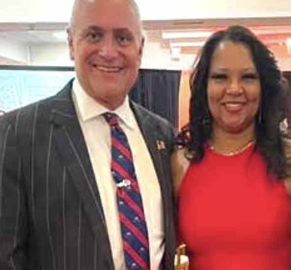 Burt Levine and Monica Riley