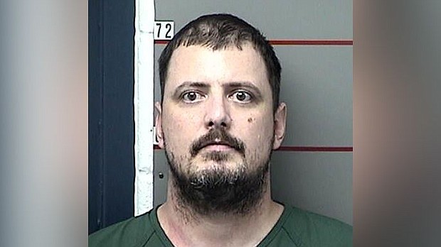 Jesse Kipf who faked own death by hacking into death registry to avoid paying child support sentenced to over 6 years in prison.
Mandatory Credit:	Grayson County Detention Center via CNN Newsource