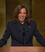 Vice President Kamala Harris, official the Democratic candidate for the President of the United States of America
