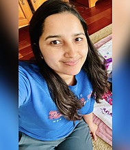 Mamta Kafle Bhatt is a 28-year-old Virginia mother who has been missing for over three weeks.
Mandatory Credit:	From Mamta Kafle Bhatt/Facebook via CNN Newsource