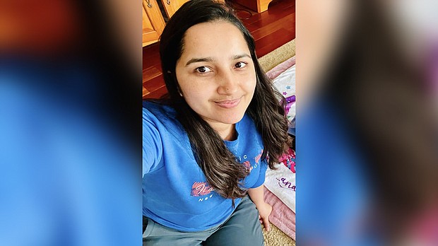 Mamta Kafle Bhatt is a 28-year-old Virginia mother who has been missing for over three weeks.
Mandatory Credit:	From Mamta Kafle Bhatt/Facebook via CNN Newsource