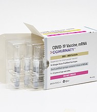 Updated Covid-19 vaccines, including the shot made by Pfizer and BioNTech, received a greenlight from the US Food and Drug Administration.
Mandatory Credit:	Pfizer, Inc. via CNN Newsource