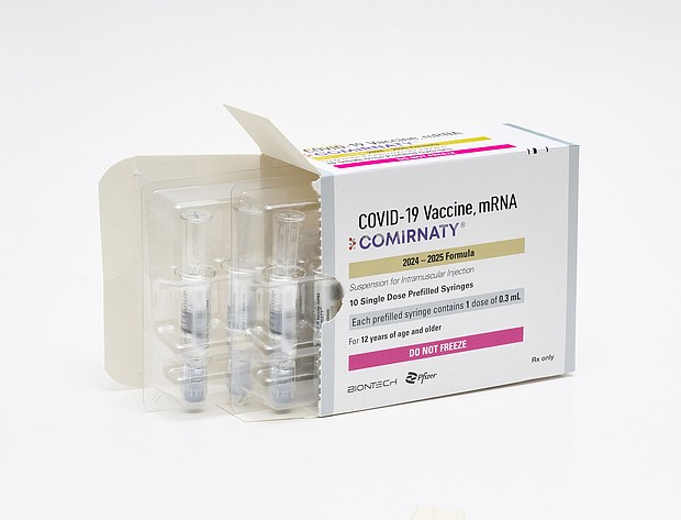 Updated Covid-19 vaccines, including the shot made by Pfizer and BioNTech, received a greenlight from the US Food and Drug Administration.
Mandatory Credit:	Pfizer, Inc. via CNN Newsource