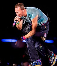 Coldplay covers Taylor Swift at Vienna stadium where her Eras Tour shows were canceled due to foiled terror plot.
Mandatory Credit:	Roberto Panucci/Corbis/Getty Images via CNN Newsource