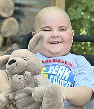 Owen Ragsdale, a 6-year-old pediatric cancer patient from Harrisonville, was diagnosed with CNS Sarcoma, a rare type of brain tumor, in November 2023.
Mandatory Credit:	KSHB via CNN Newsource