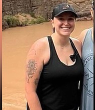Chenoa Nickerson, 33, remains missing after flash flooding at the Grand Canyon.
Mandatory Credit:	National Park Service via CNN Newsource