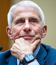 Dr. Anthony Fauci, former director of the National Institute of Allergy and Infectious Diseases, is expected to recover fully after being hospitalized with West Nile virus.
Mandatory Credit:	Tom Williams/CQ Roll Call/AP/File via CNN Newsource