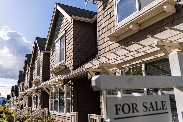 As mortgage rates come down, increased demand for new homes could drive record-high home prices even higher. A "For Sale" sign in front of a home in the Issaquah Highlands area of Issaquah, Washington, on Tuesday, April 16, 2024.
Mandatory Credit:	David Ryder/Bloomberg/Getty Images via CNN Newsource