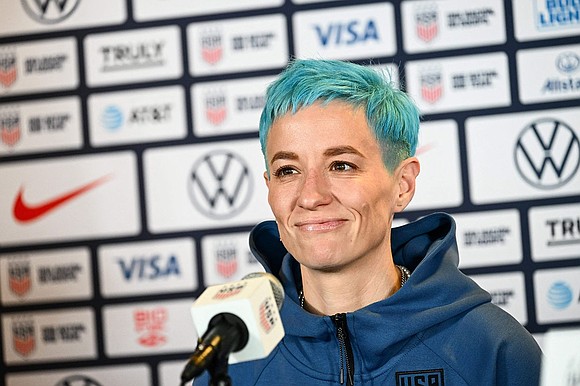 American soccer icon Megan Rapinoe had her jersey retired by her former National Women’s Soccer League (NWSL) club Seattle Reign …