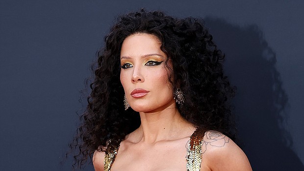 Halsey at the Los Angeles premiere of 'Maxxxine' in June.
Mandatory Credit:	Kayla Oaddams/WireImage/Getty Images via CNN Newsource