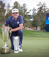 Keegan Bradley wins the 2024 BMW Championship at Castle Pines Golf Club in Castle Rock, Colorado.  Photo credit: Chuck Cherney