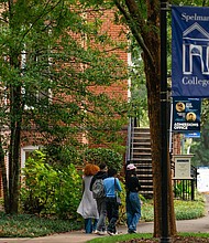 Millions of student loan borrowers are in limbo after the Supreme Court upheld a block on President Joe Biden’s student loan repayment plan, and students are pictured at Spelman College in October 2023.
Mandatory Credit:	Elijah Nouvelage/Bloomberg/Getty Images via CNN Newsource