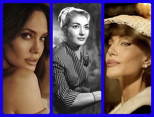 Angelina Jolie and Maria Callas (Photos Courtesy of Instagram)