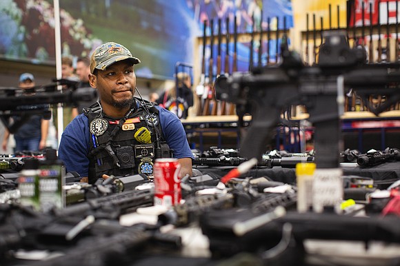Firearms of all kinds were on display at the Showmasters Gun Show at the Richmond Raceway Complex last weekend. Attendees, …