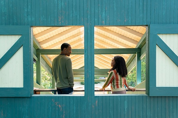 (from left) Tyler James Williams and Quinta Brunson in "Abbott Elementary."
Mandatory Credit:	Gilles Mingasson/Disney via CNN Newsource