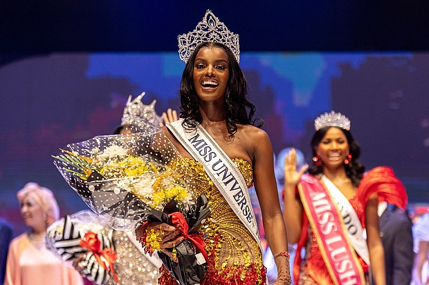 Chidimma Adetshina emerged winner of the Miss Universe Nigeria 2024, held at the Eko Hotel Convention Centre in Lagos on August 31.
Mandatory Credit:	Benson Ibeabuchi/AFP/Getty Images via CNN Newsource