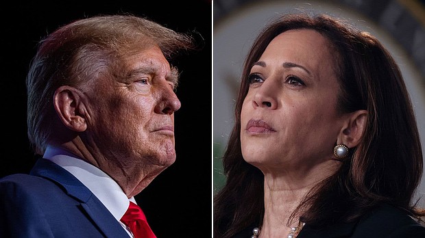 Former President Donald Trump defends his visit to Arlington National Cemetery despite the criticism from the public and Vice President Kamala Harris.
Mandatory Credit:	Getty Images/Reuters via CNN Newsource