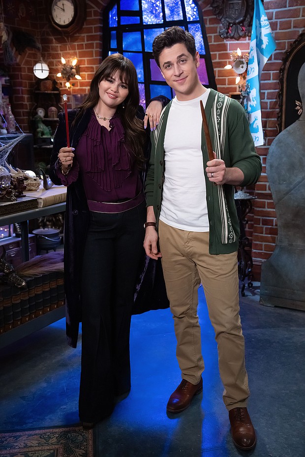 (from left) Selena Gomez, David Henrie in "Wizards Beyond Waverly Place."
Mandatory Credit:	Eric McCandless/Disney via CNN Newsource
