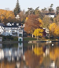 Autumn trees are reflected in the waters of the Northwest Arm in Halifax, Nova Scotia. Cruise Critic says there are good fall deals on cruises to Canada.
Mandatory Credit:	MMacKillop/iStockphoto/Getty Images via CNN Newsource