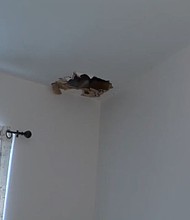 A baby is OK after lightning struck a metal fence in West Park and traveled through a room where they were sleeping.
Mandatory Credit:	WSVN via CNN Newsource