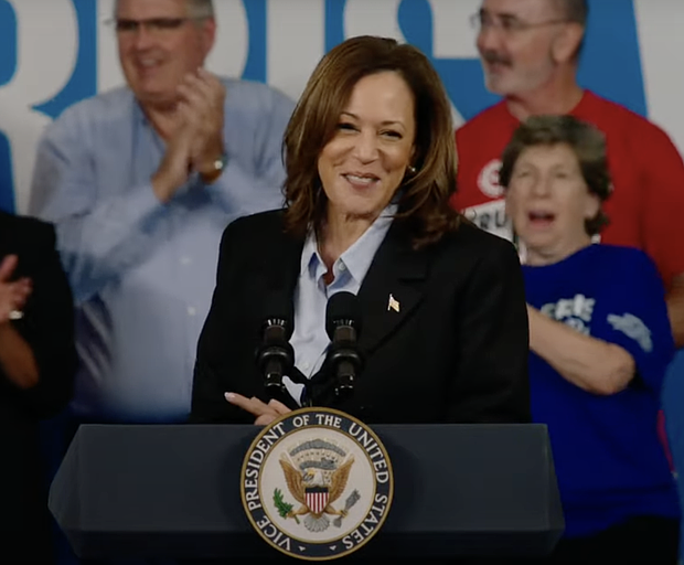 Vice President Kamala Harris campaigning in Detroit, MI