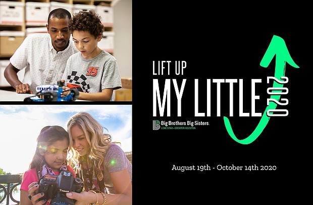 Big Brothers Big Sisters's Lift Up My Little program is their annual peer-to-peer fundraising campaign where Bigs engage in a friendly competition to share all about their matches and encourage others to support the BBBS mission by giving, sharing, or joining the effort to Lift Up their Little!