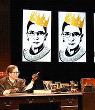 Michelle Azar AS Ruth Bader Ginsburg._Photo_By_Bay_Street_Theater