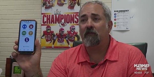 B.J. Knudson is Haysville Schools Operations Director.
Mandatory Credit:	KAKE via CNN Newsource