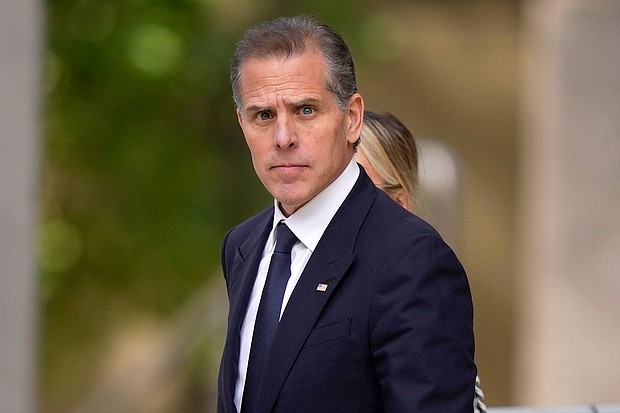 Hunter Biden departs from federal court, on June 4, in Wilmington, Delaware.
Mandatory Credit:	Matt Slocum/AP/File via CNN Newsource