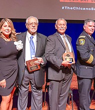 Five original members of Houston’s first all-Latino homicide team within the Houston Police Department
