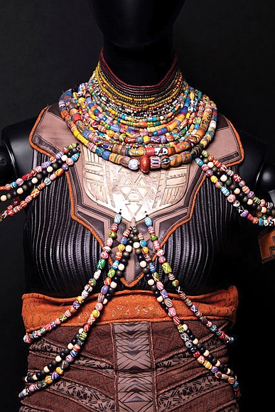 Costume designer Ruth E. Carter will return for a program at Jamestown Settlement on her exhibition next month. The photo shows the Ruth E. Carter costume for “Black Panther” character “Princess Shuri.”