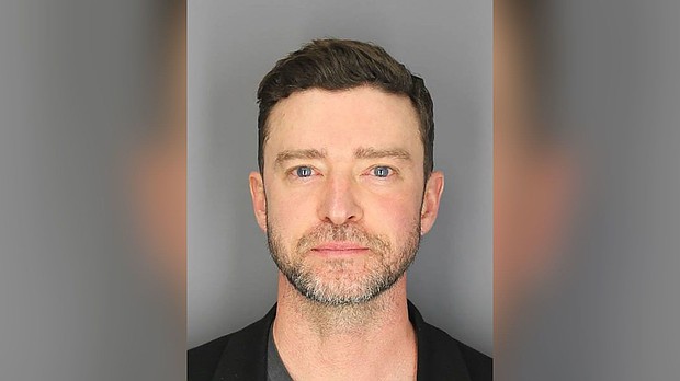 Justin Timberlake was arrested in Sag Harbor, New York in June.
Mandatory Credit:	Sag Harbor Police Department via CNN Newsource