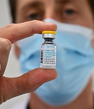 A small pre-print paper suggests that vaccine-induced immunity against mpox infection may wane over time.
Mandatory Credit:	Pascal Guyot/AFP/Getty Images via CNN Newsource