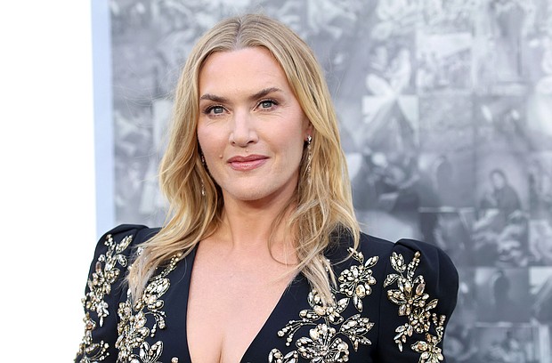 Kate Winslet seen on September 3, in London, England, says she doesn’t believe the word “brave” should be applied to women in entertainment who are comfortable in their own skin or choose not to wear makeup in public.
Mandatory Credit:	Lia Toby/Getty Images via CNN Newsource