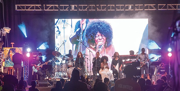 Angie Stone headlines the Peoples Evolution Music Festival at the Broad Rock Sports Complex on June 29.