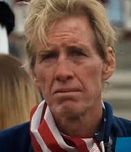 This screengrab from a video geolocated by CNN to Independence Square in Kyiv, Ukraine, shows Ryan Routh at a rally supporting Ukrainian troops, who at the time were engaged with Russian forces in the Ukrainian city of Mariupol.
Mandatory Credit:	@save_mrpl via X (formerly Twitter) via CNN Newsource