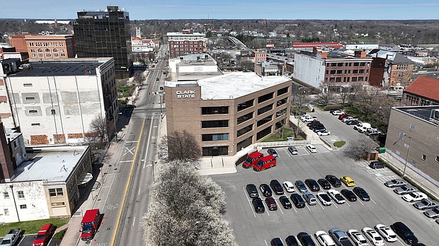 Clark State College is a public community college in Springfield, Ohio. It opened in 1962.
Mandatory Credit:	Doral Chenoweth/The Columbus Dispatch/Imagn Images/File via CNN Newsource