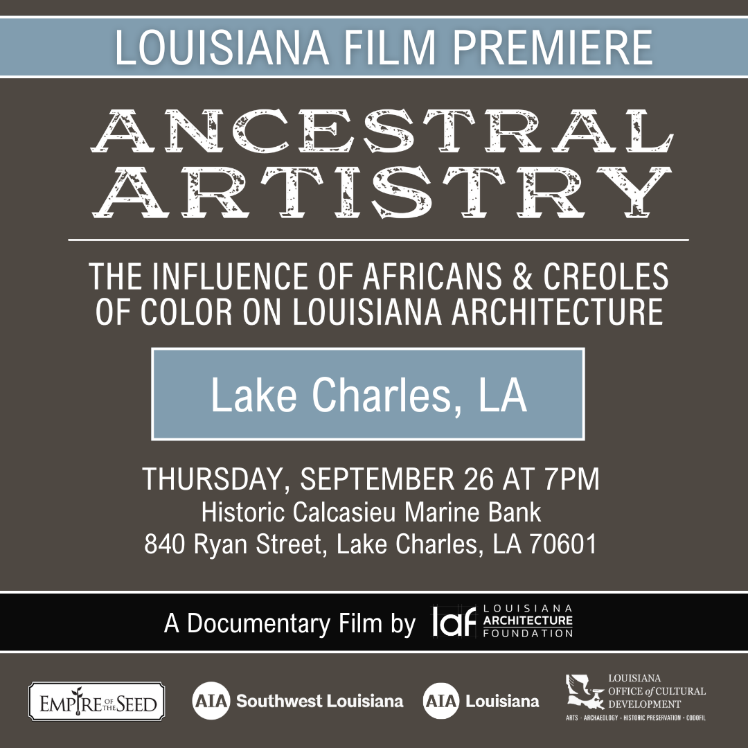 Louisiana Premiere Announced for Documentary Ancestral Artistry The