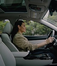 Hyundai Tucson Campaign “Rightsizing” | Screen grab of Hyundai’s TV ad with Lopez Negrete Communications, Aug. 7-9, 2024.