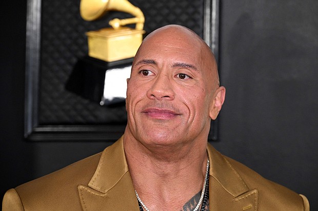 Dwayne Johnson at 2023 Annual Grammy Awards in Los Angeles.
Mandatory Credit:	Robyn Beck/AFP/Getty Images/File via CNN Newsource