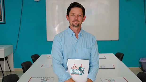 Ted Purdom failed Spanish in school in California. As fate would have it, he's ended up running a language school in Spain.
Mandatory Credit:	Mateau Marcé Riera via CNN Newsource